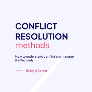 Conflict Resolution Methods