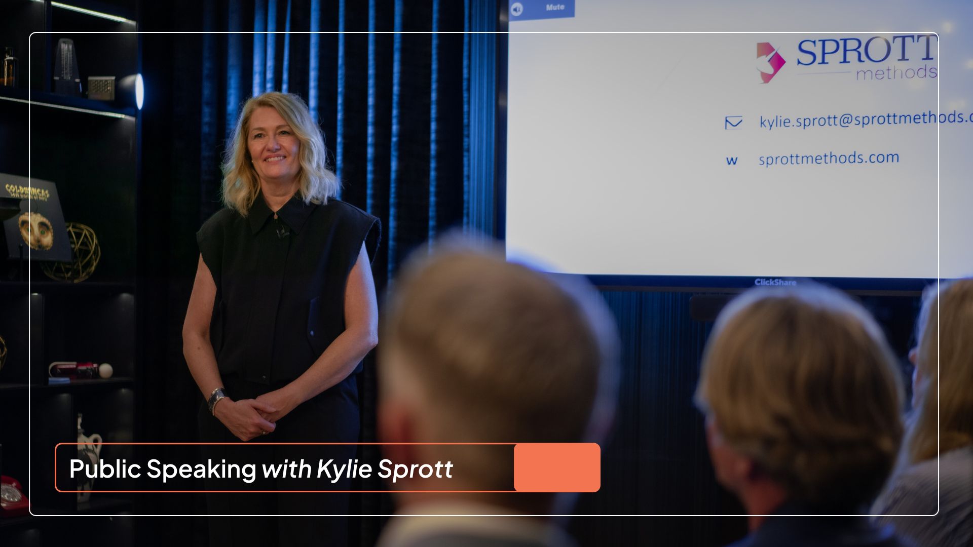 Methods Moment – Public Speaking with Kylie Sprott​