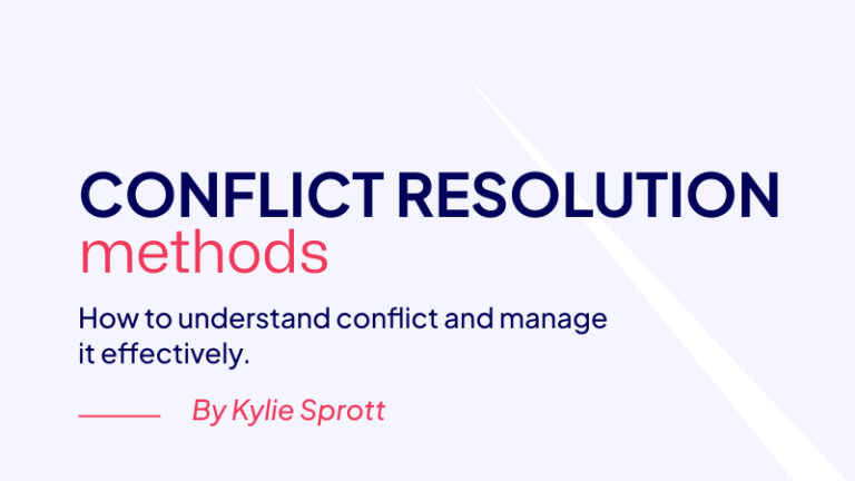 Conflict Resolution Methods